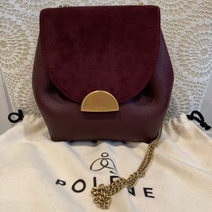 Polene Number One Mini in Burgundy